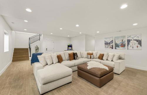 TetonHaus 5BR Hot Tub Game Room Walk to Driggs 20 min to Targhee - Foto 40