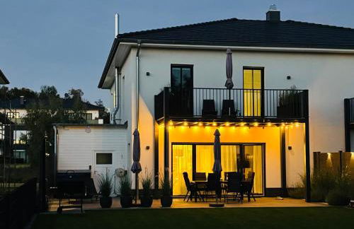 8 Personen Ferienhaus ,,Seegelblick" am Goitzschesee, erste Reihe am Strand mit Sauna, Whirlpool, Kamin, Wallbox & SUP - Foto 38