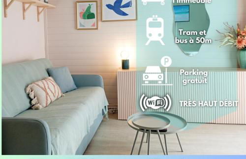 Studio 50m tram parking gratuit 13min gare - Photo 1