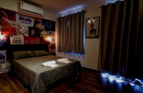 Studio for 02 guests WIFI 300MB air conditioner only twoo minutes of subway station LUZ SP - Foto 7