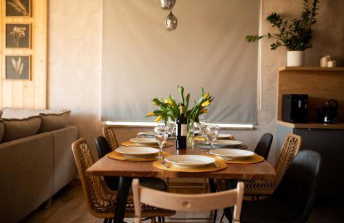 W Sercu Kotliny - luksusowe wille 8 osobowe z balią opalaną drewnem i widokiem na góry - Foto 52