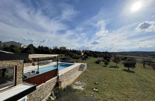 Maison à Saint-Remèze avec Piscine, 8 Pers, Animaux Acceptés, Jardin 2000m² et Studio Indépendant - FR-1-382-201 - Foto 8