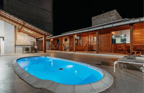 casadecastelhanos, Quadra do MAR de CASTELHANOS, 4 suítes com AR, Churrasqueira, Piscina, Hidromassagem, Cozinha INTEGRADA GOURMET Ideal para FAMÍLIA E AMIGOS - Foto 42