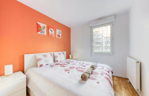 Terracotta Room - Proche Stade de France & CDG & Paris - Foto 9