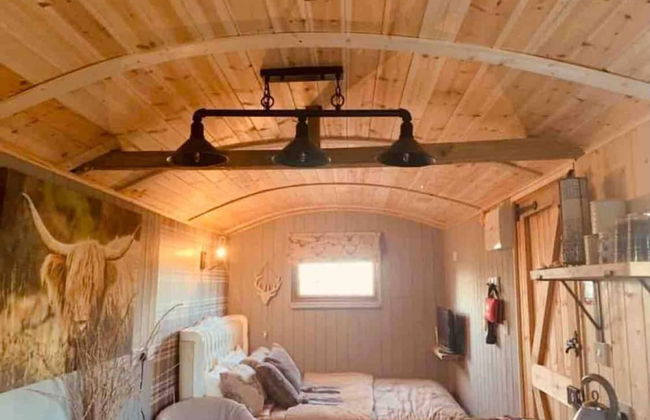 Cute and Cosy Shepard hut With Wood Fuel hot tub - Foto 2