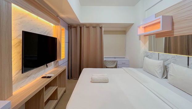 Warm And Simply Studio Room Vida View Makassar Apartment - Foto 2, Habitación