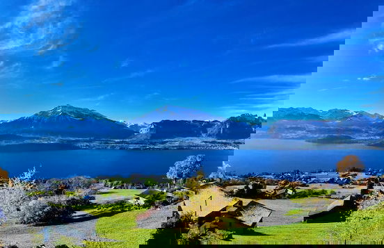 Chalet With Panoramic Views of the Mountains of the Oberland and Lake Thun - Foto 65