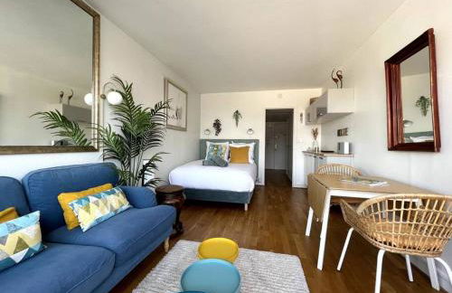 Tour Eiffel - Studio vue imprenable au-dessus des toits, balcon - Foto 63