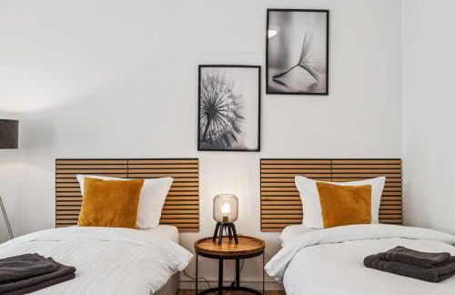 Gelbe Koffer - Family & Business 2 SZ Apartment in Neunkirchen - Self-Check-in - Balkon - Parkplatz - bis 5 Pers - Foto 7