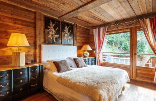 SOMPTUEUX CHALET BARON MEGEVE VUE.Jaccuzi.4 mn a pied au centre - Foto 38