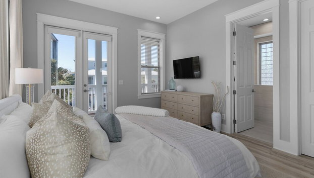 Steps From the Seagrove Beach - Gulf Views - Sleeps 10 - Community Pool - Foto 3, Habitación