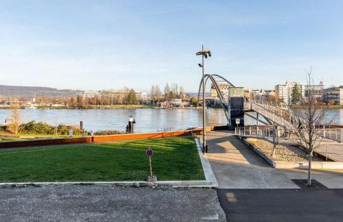 Basel-Tram 8-Tristate-Bridge-Riverview - Foto 58