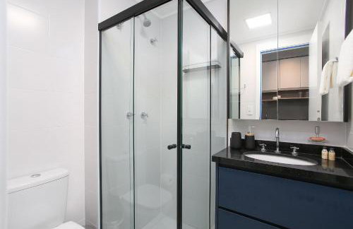 Estúdio Piscina Rooftop, WiFi 1GB, Metrô 600m - Foto 31