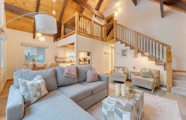 Peaceful Tahoe Retreat 5mins to Lake Cozy Modern Cabin - Foto 4