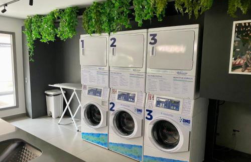 Studio 509 - Lindo studio ao lado do metro e shopping com Alexa - Foto 30