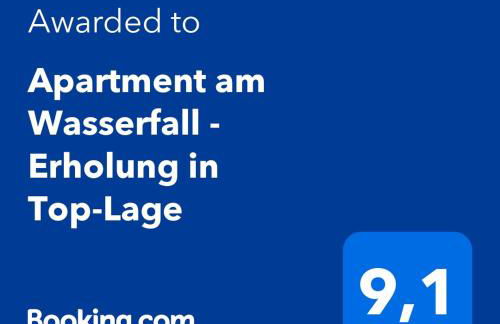 Apartment am Wasserfall mit Sauna & Top-Lage - Foto 3