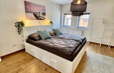 FeWo-Palmtrees 4 - Große moderne 2 Zimmerwohnung mit Süd-West Balkon in Gladbeck-Mitte Nähe Movie Park und Arena AufSchalke - Foto 21