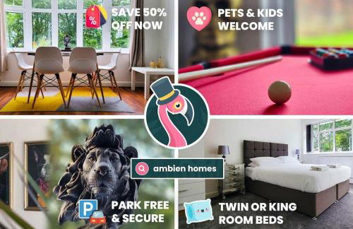 BIG 7xGuest House 3xVan Locked CarPort Garden Leeds & Bradford - Foto 18