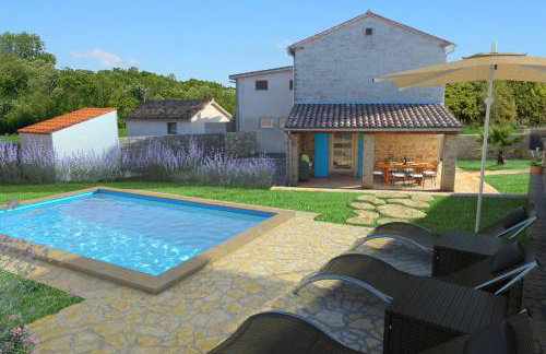 Cozy istrian stone villa Sasso with private pool - Foto 1