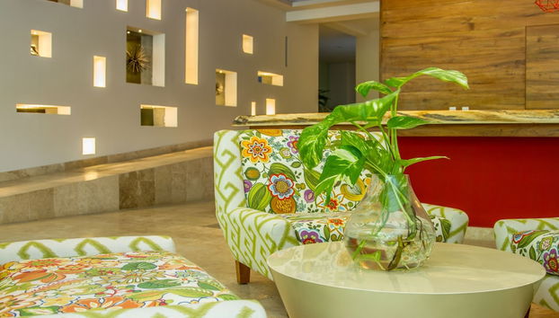 Zona de estar del vestíbulo