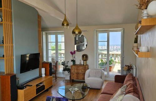 Le toit chic à 15 mn Paris Centre - Foto 5