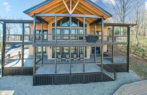 Luxury Log Cabin with lake view - Foto 2