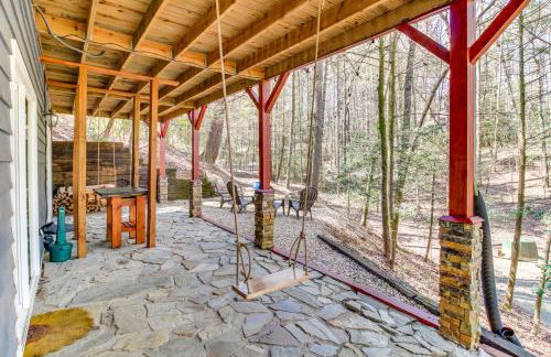 Secluded Cherry Log Cabin with Hot Tub and Swings! - Photo 34