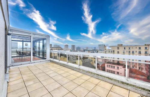 Splendide terrasse avec vue Tour Eiffel - Foto 7