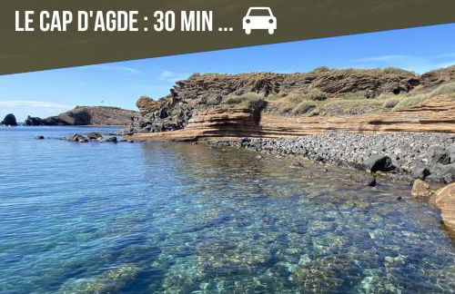 Villa contemporaine avec piscine chauffée proche des plages - Foto 37