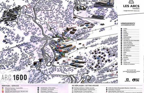 Résidence Cascade - Appartement 3 pièces 7 personnes à Arc 1600 ski aux pieds et proche des commerces MAE-2014 - Foto 11