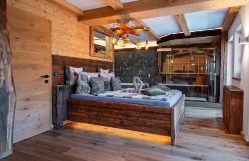 Bergromantik Ferienwohnung Harmonie mit Sauna, Whirlpool und Bergblick - Foto 12