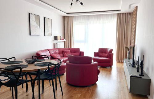 Capital Towers - Apartament Red z widokiem na panoramę miasta i rzekę - Foto 21