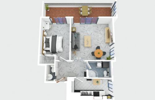 Vue Mer, Terrasse & Garage Privé, Lumineux Appartement à 2 min de la plage - Foto 9