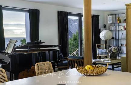 Vue imprenable exceptionnelle sur l'océan pour cette résidence haut de gamme avec piano DOELAN - Foto 11
