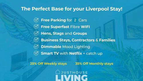 NEW Spacious Modern Townhouse Sleeps 12 Free Parking - Foto 3