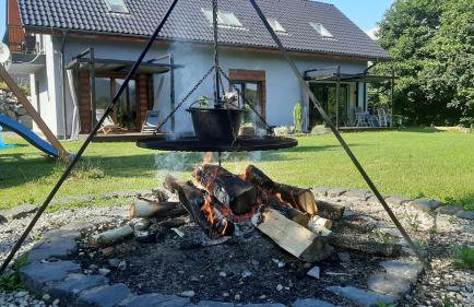 Dom uKromki z kominkiem i widokiem na Śnieżkę - Foto 13