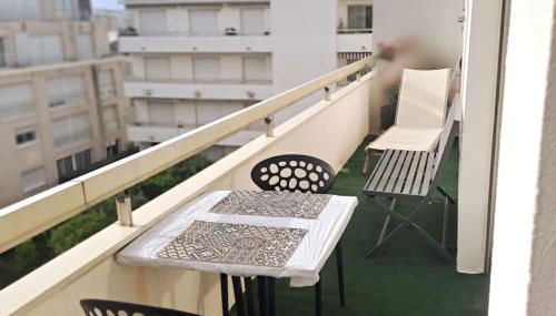 T2 centre, plage à 2 minutes, parking - Foto 5