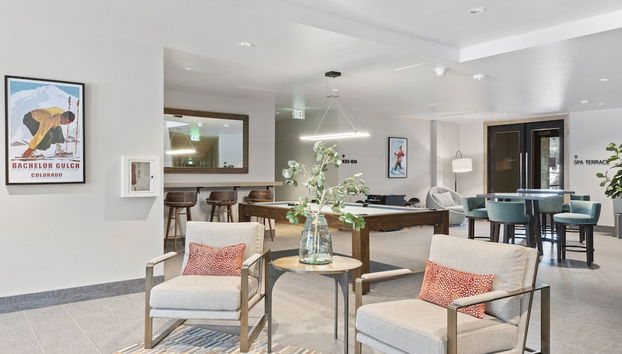 Zona de estar del vestíbulo