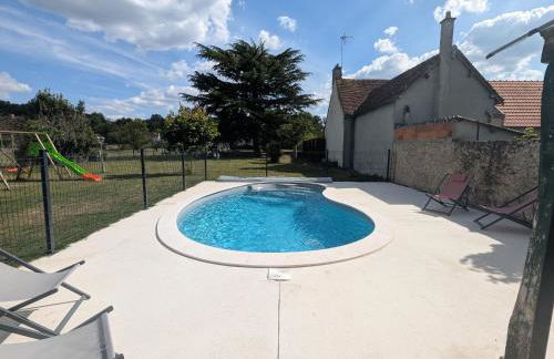 Séjour champêtre avec piscine partagée à Chabris - FR-1-591-739 - Foto 16