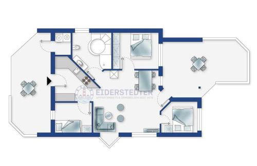 Ferienhaus Huus Eiderwatt ID 460 - Foto 3