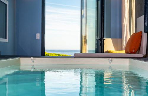 Villa Ponant 5 étoiles à Doëlan, piscine face mer - Foto 2