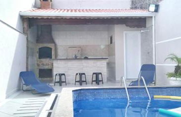 "Lindíssima Casa Pé na Areia com Opção da Piscina Aquecida Cobrado a Parte, Sala de Jantar, 3 Amplos Quartos, Sendo1Suíte, Amplo Espaço de Lazer com Área Gourmet em Deck Coberto com Churrasqueira e Mesa de Bilhar Frente a Piscina, Super Pertinho da Praia" - Photo 10