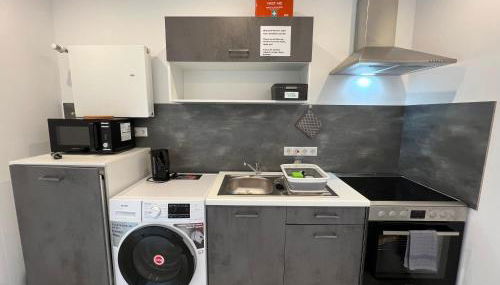 Moderne und helle 1-Zimmer-Wohnung für Feriengäste, Monteure und beruflich Reisende LS15 Single - Foto 5, stove, pet friendly, toaster, minibar