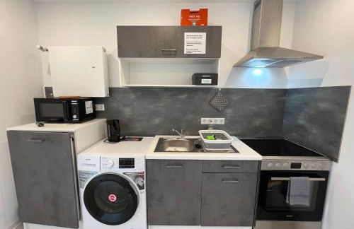 Moderne und helle 1-Zimmer-Wohnung für Feriengäste, Monteure und beruflich Reisende LS15 Single - Foto 5