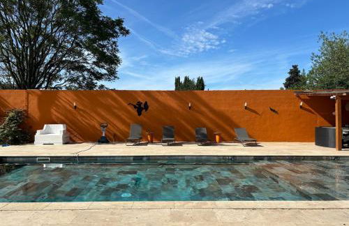 Villa Soleil Piscine Jacuzzi Pétanque Espace bbq billard et salons extérieurs - Foto 44