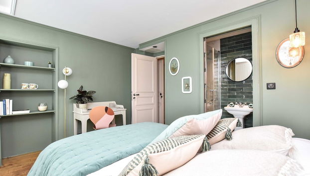 Charming 3BR Apt- Montorgueil / Rapublique - Foto 4, Habitación