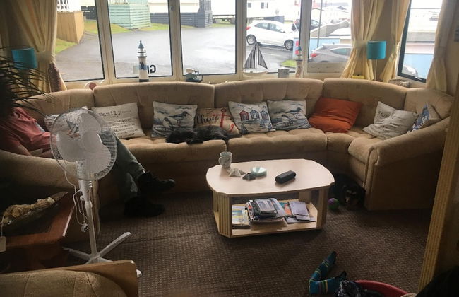 Lovley Sea Viev 2 Bedroom Caravan in Clarach Bay - Foto 5