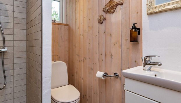 9 Person Holiday Home in Albaek - Foto 4, Baño