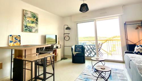 Studio DUNES de NALA avec balcon vue Dunes et latérale Mer pour 4 pers 100m plage wifi ménage compris - Foto 3