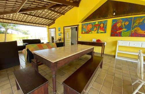 Casa à Beira Mar, piscina e 4 suítes na praia de Ipioca-Maceió-AL - Vila Ipioca - Foto 44